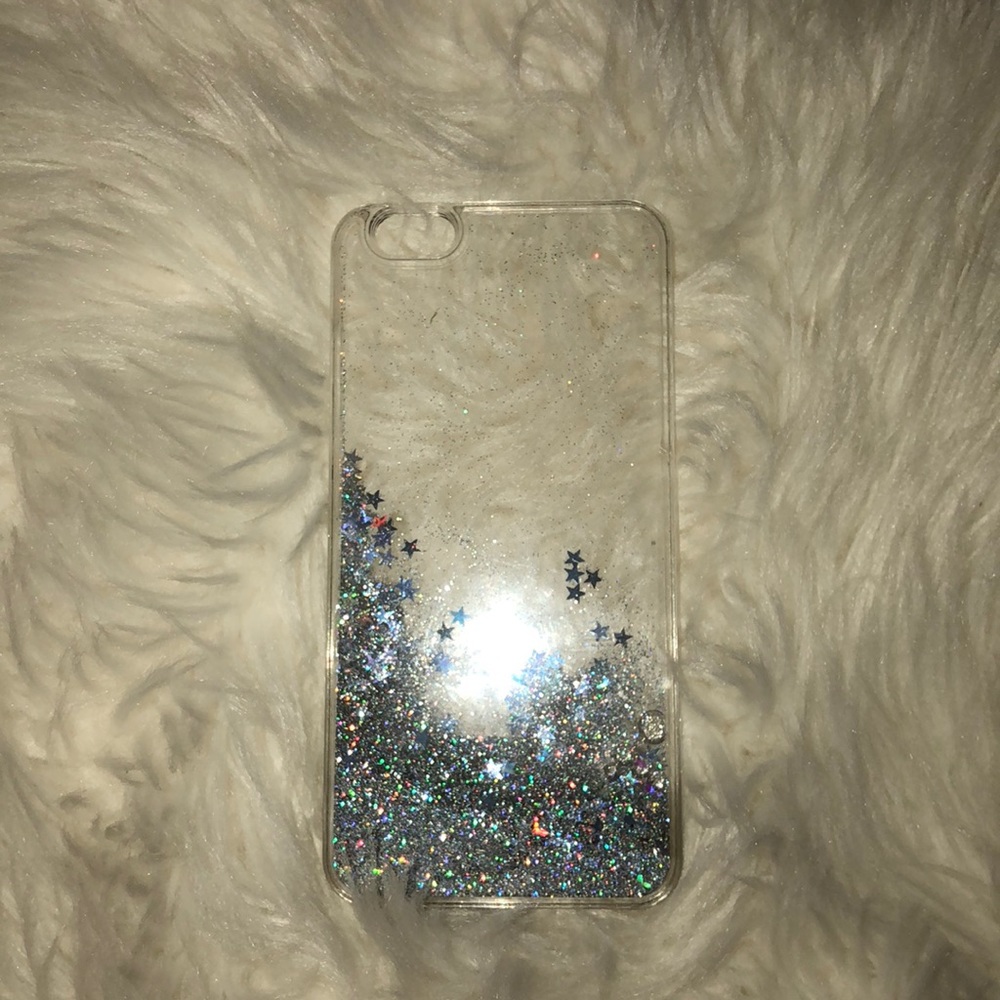 I phone 6s plus glitter case